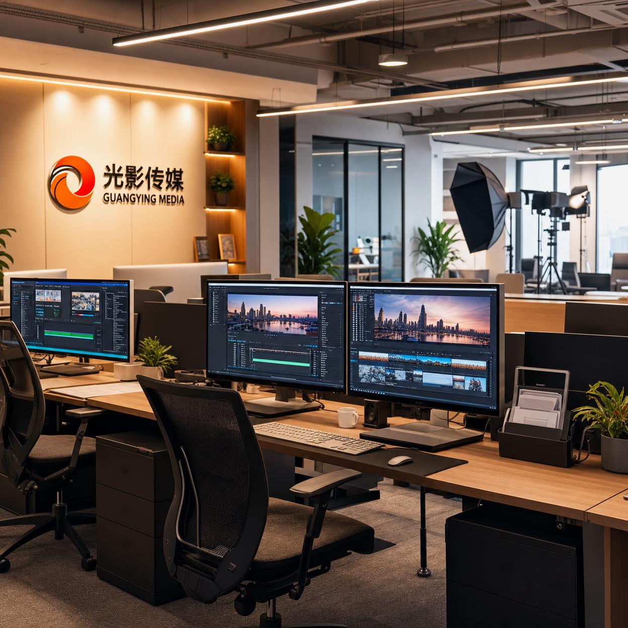 麻豆影视传媒公司办公室